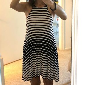 Striped trapeze sundress, spaghetti strap, NWOT